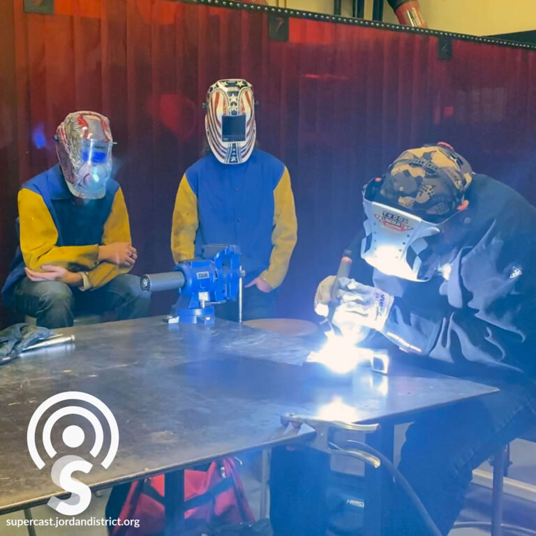 Episode 74: Sparks Fly When Superintendent Visits Welding Class Celebrating CTE Month