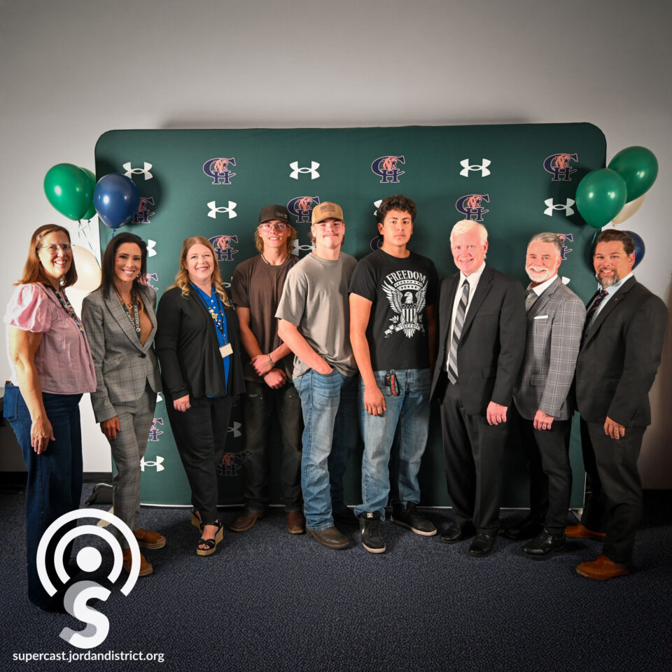 Superintendent with the heroes