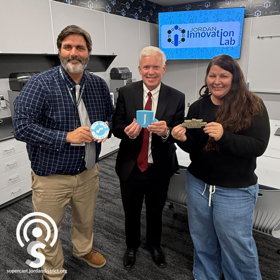 Superintendent shows off some 3D printed items