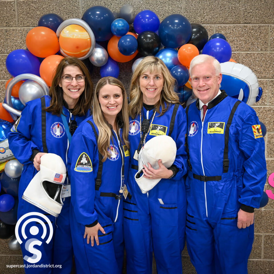 Superintendent with the "Astronauts"
