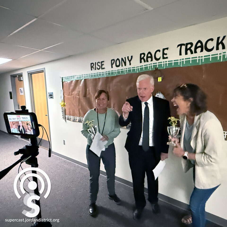 Superintendent records a video about the RISE Pony Race Track