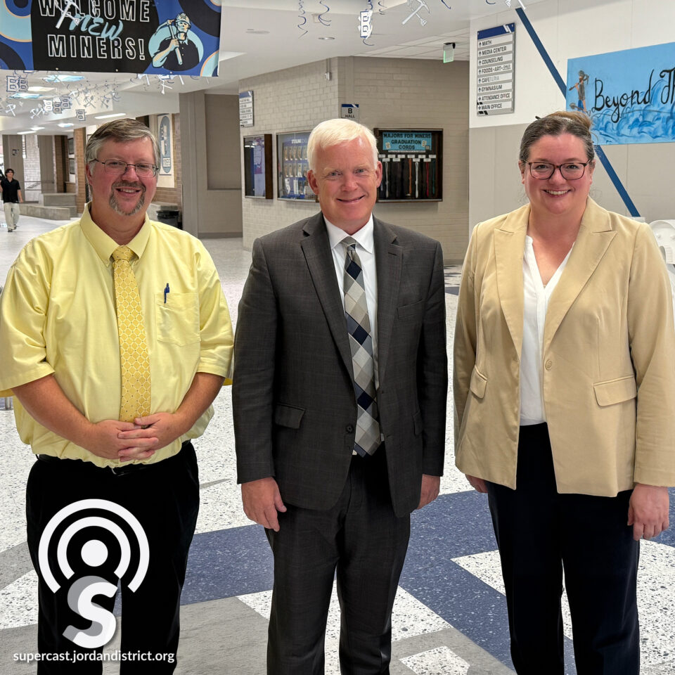 Superintendent with Ben Jameson and Brooke Anderson